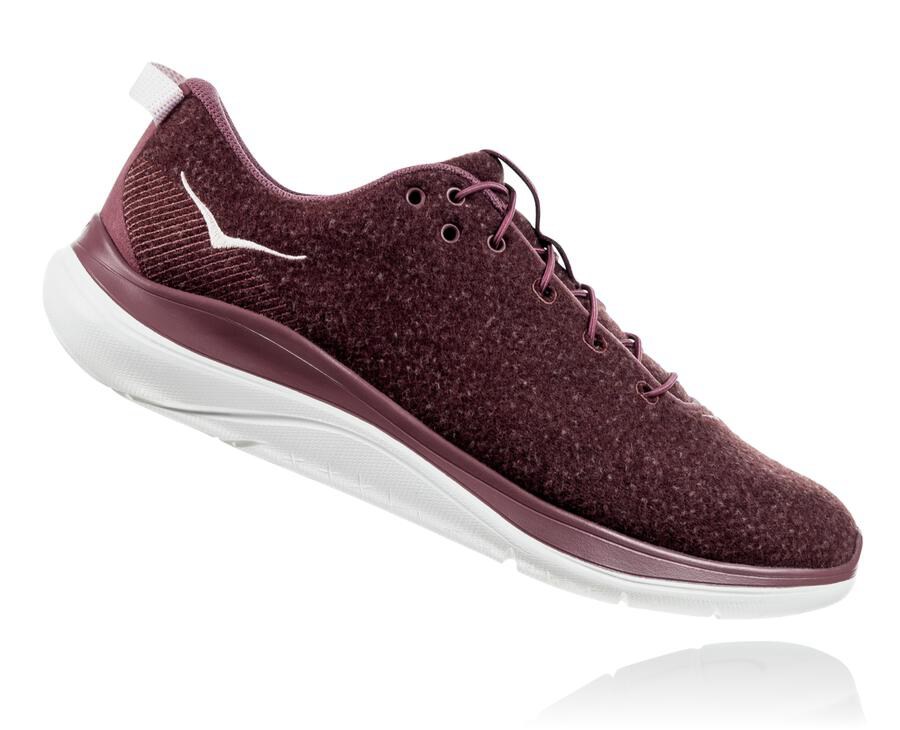 Tenis Hoka One One Mujer Marrom - Hupana Flow Wool - ZFLS06958